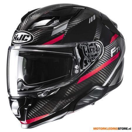 HJC F71 Carbon Esira Integraalhelm, Zwart-Rood, Ophalen of Verzenden, Nieuw met kaartje