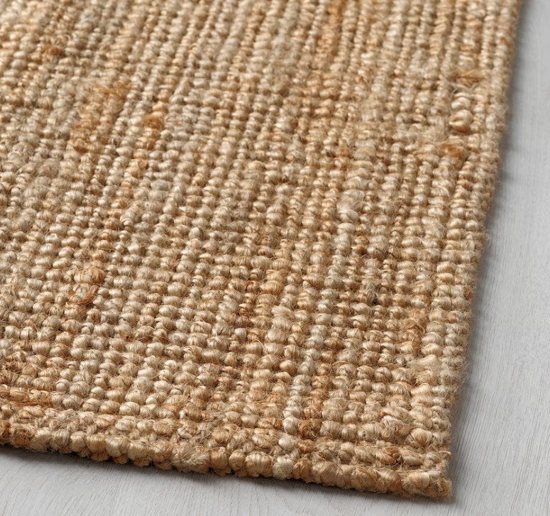 Juten Vloerkleed, LOHALS Vloerkleed, 200x300 cm, Ophalen, Beige, 200 cm of meer, Zo goed als nieuw
