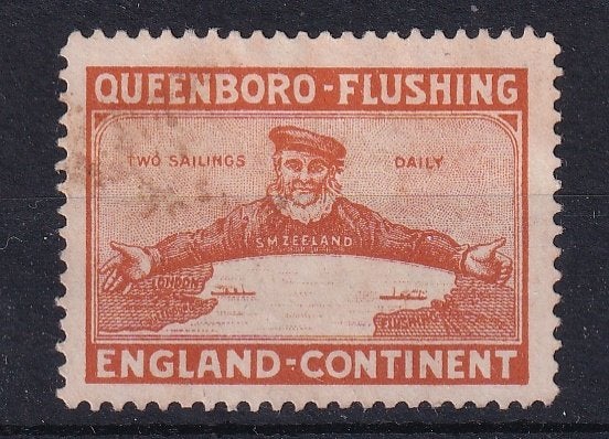 D14) Queenboro Flushing England Continent vignet, Verzenden, Postfris