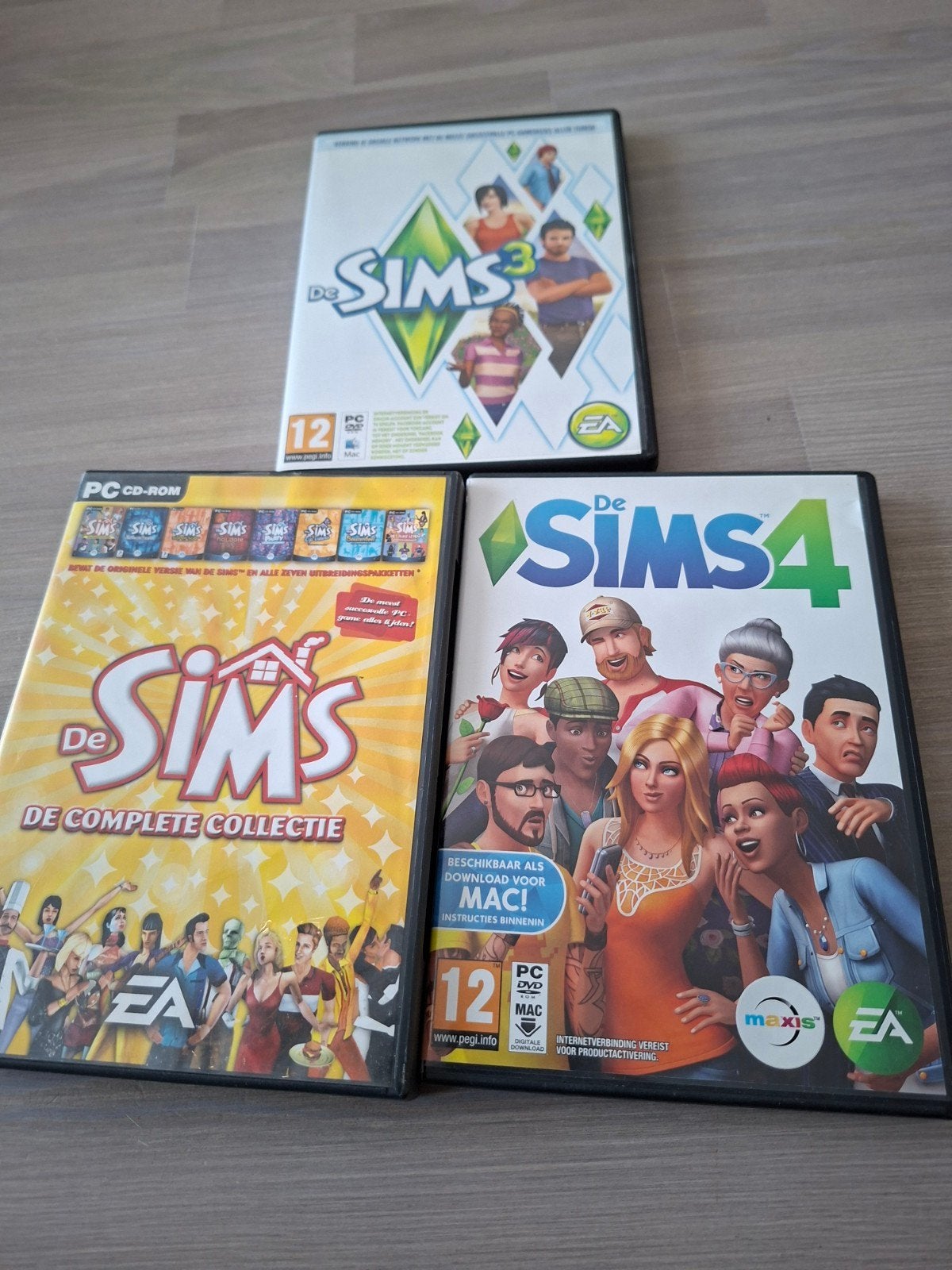 De Sims PC Spellen Collectie (3, 4, Complete Collectie), Spelcomputers en Games, Ophalen, Gebruikt, 1 speler, Vanaf 12 jaar