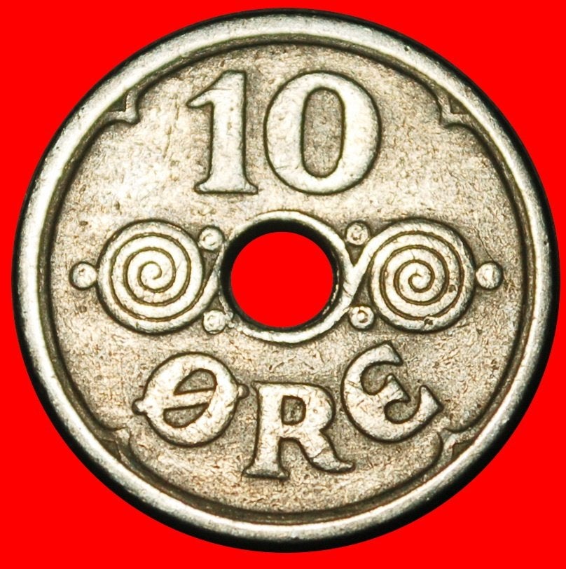 ⰊHOLE (1927-1947): DENMARK 10 ORE 1926 CHRISTIAN X 1912-1947, Ophalen of Verzenden, Overige landen, Losse munt