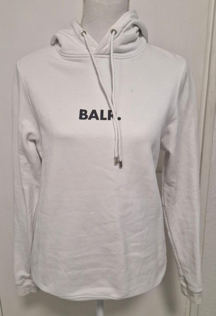Witte BALR. Hoodie - Maat XXS - Met logo op rug, Ophalen of Verzenden, Wit