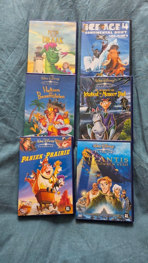 Walt Disney Dvd's📀Zo Goed Als Nieuw📀, Ophalen, Europees, Tekenfilm, Alle leeftijden