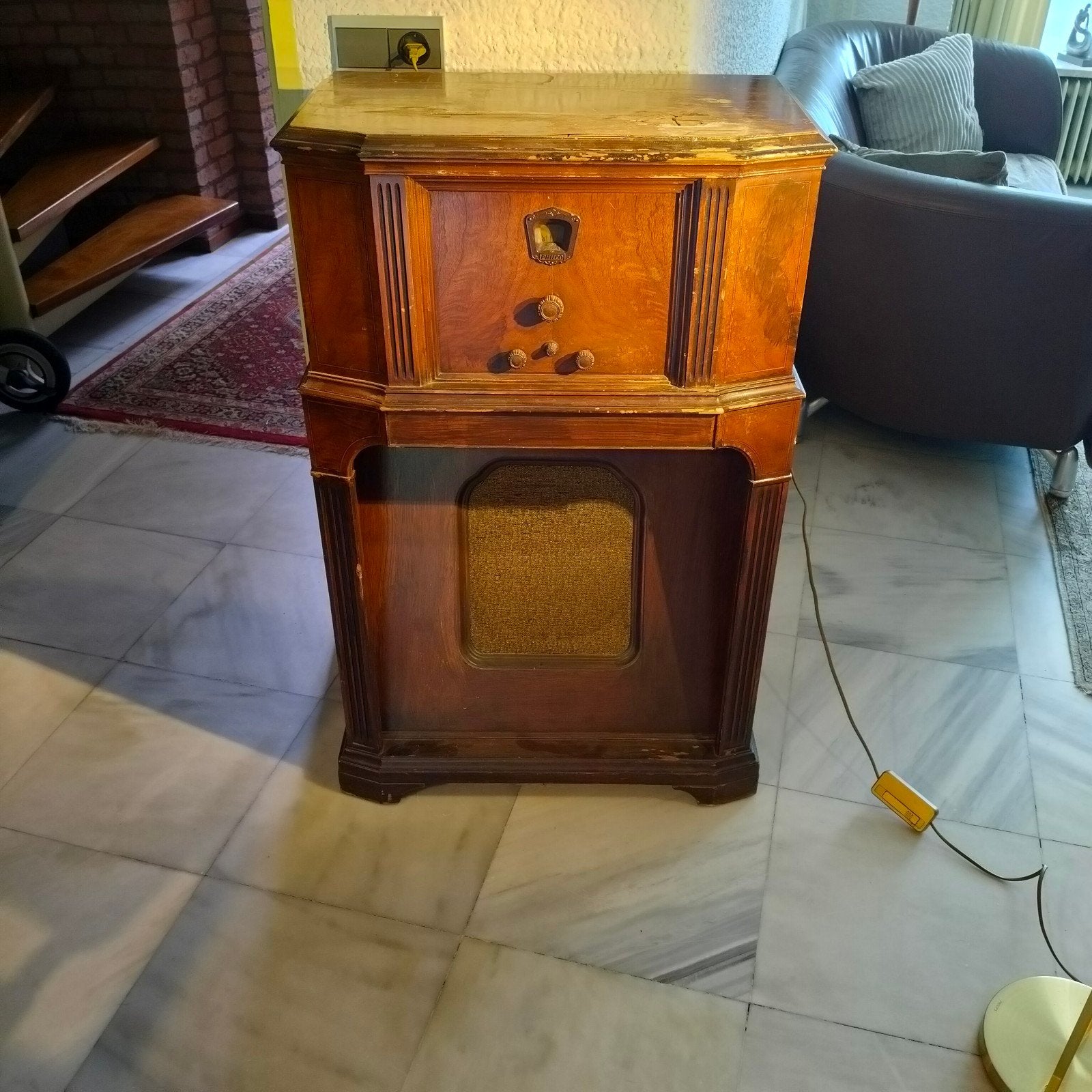 Philco Console Buizenradio (1932-1933) - ongetest, Antiek en Kunst, Ophalen