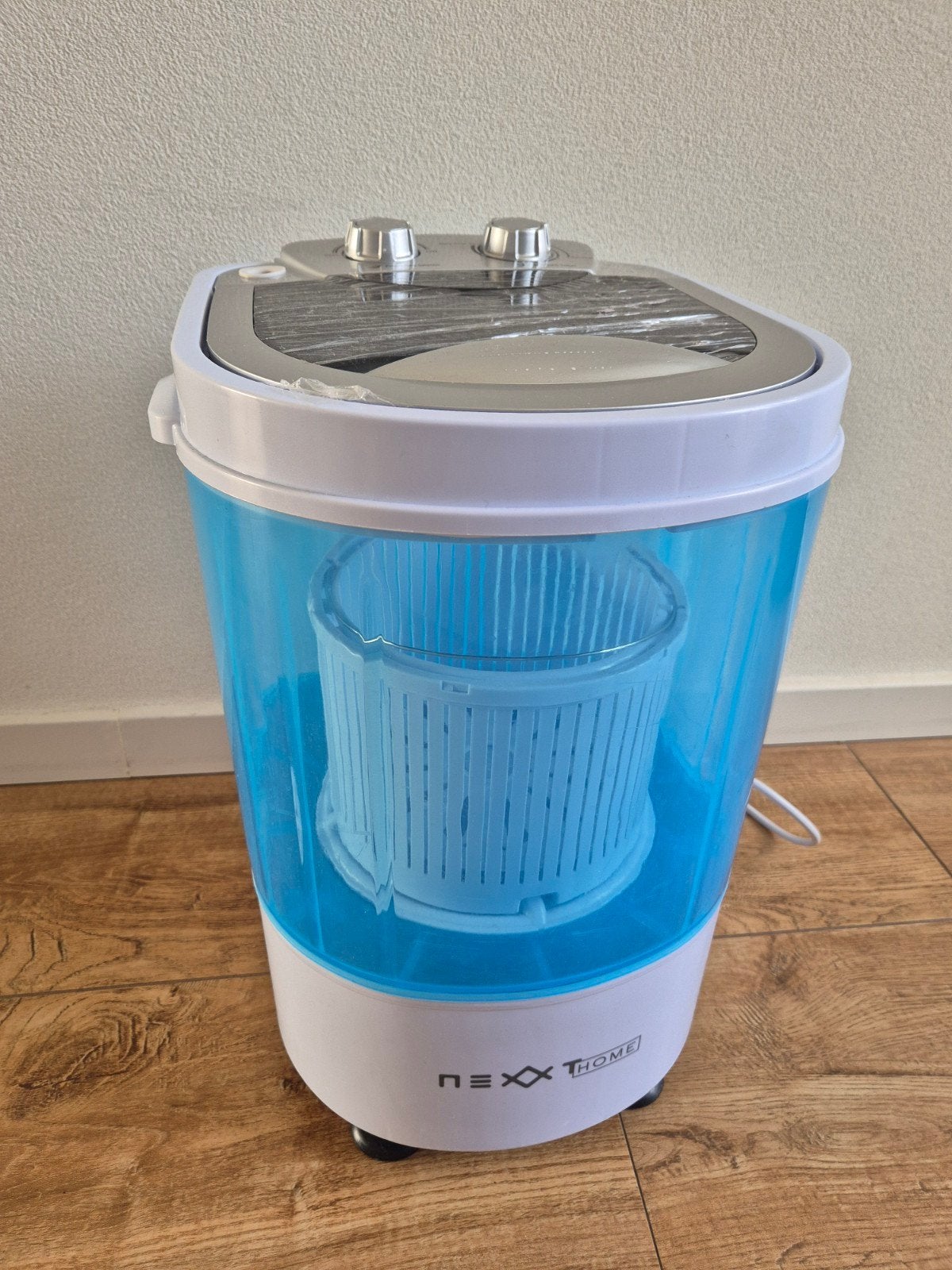 Nexxt mini wasmachine / campingwasmachine, Minder dan 4 kg, Ophalen, Zo goed als nieuw, Bovenlader