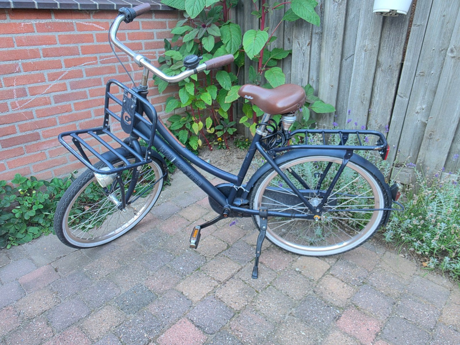 Blauwe Cortina fiets voor kinderen - spatbord defect, Ophalen, Gebruikt, Overige merken, Versnellingen