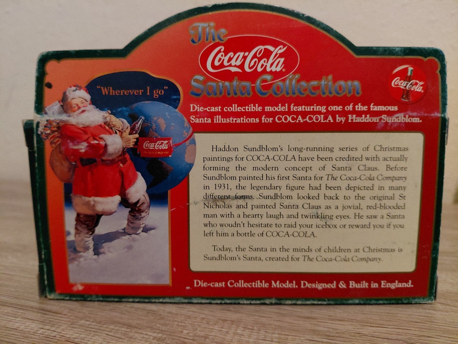 "Coca-Cola Santa Collection" 1939 Ford Canvas-Back Truck, Overige merken, Verzenden, Zo goed als nieuw, Groter dan 1:32