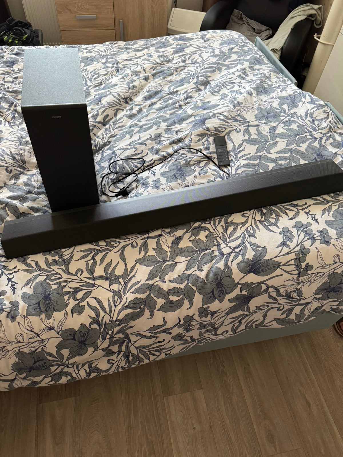 Philips soundbar TAB8805 met draadloze subwoofer, Ophalen, Bluetooth, Zo goed als nieuw