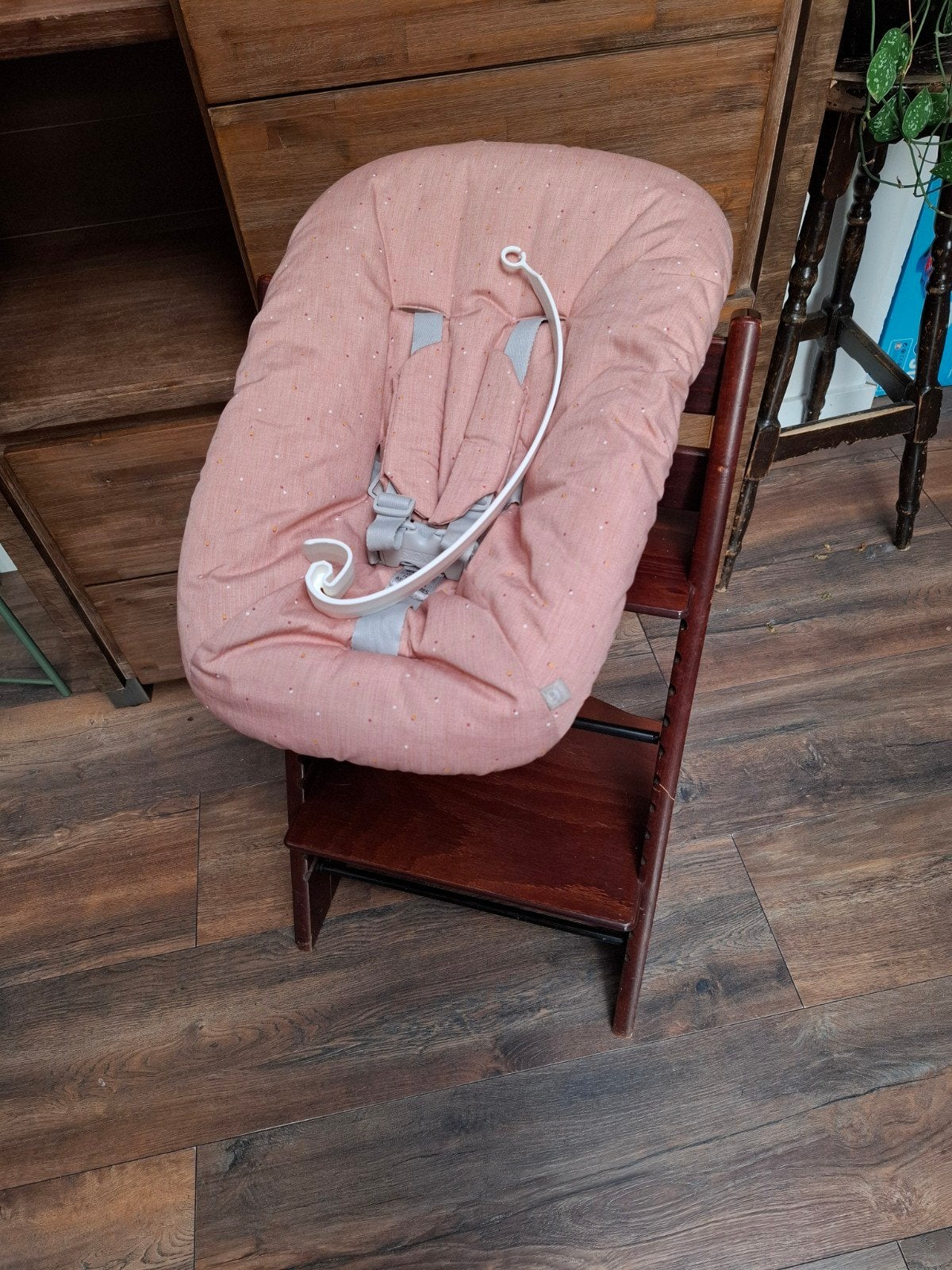 Newbornset Stokke ~ roze🦩, Ophalen, Zo goed als nieuw