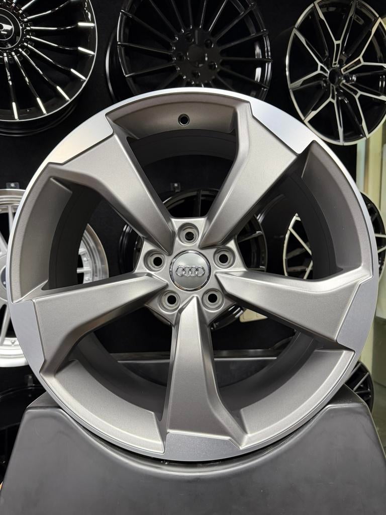 18 inch velgen voor Audi RS ROTOR look 5x112 A3 A4 A6 Q2 VW, Auto-onderdelen, Banden en Velgen, 18 inch, Velg(en), Nieuw, Ophalen of Verzenden