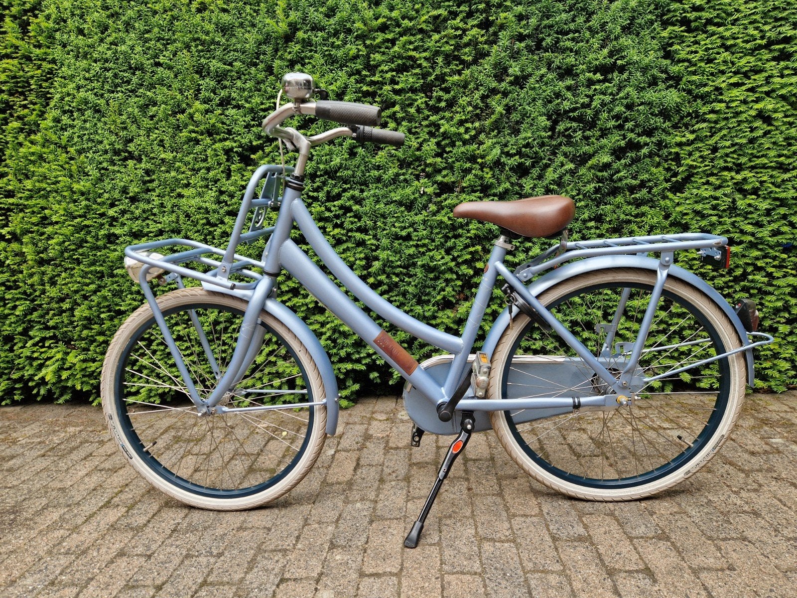 Bijzonder mooie Cortina U4 24 inch meisjesfiets mat blauw, Ophalen, Terugtraprem, 24 inch, Versnellingen