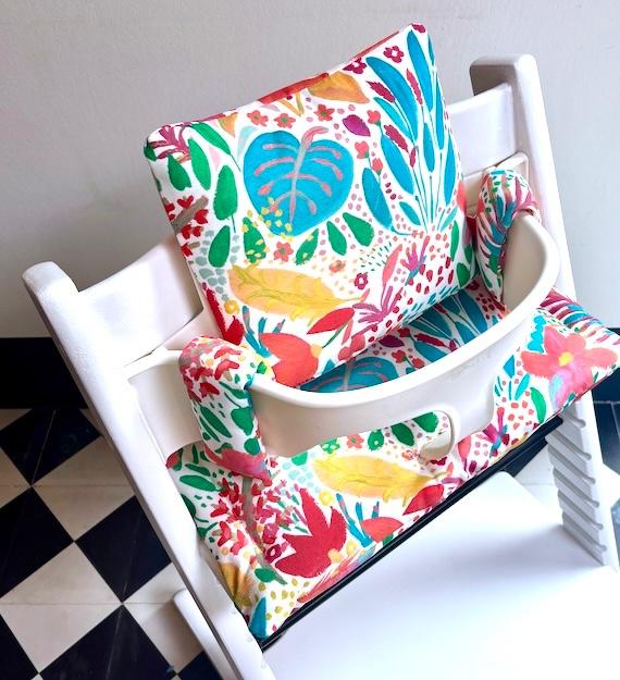 Gecoate Flower Art kussens voor de Tripp Trapp kinderstoel, Ophalen of Verzenden, Nieuw, Meegroeistoel, Stoelverkleiner