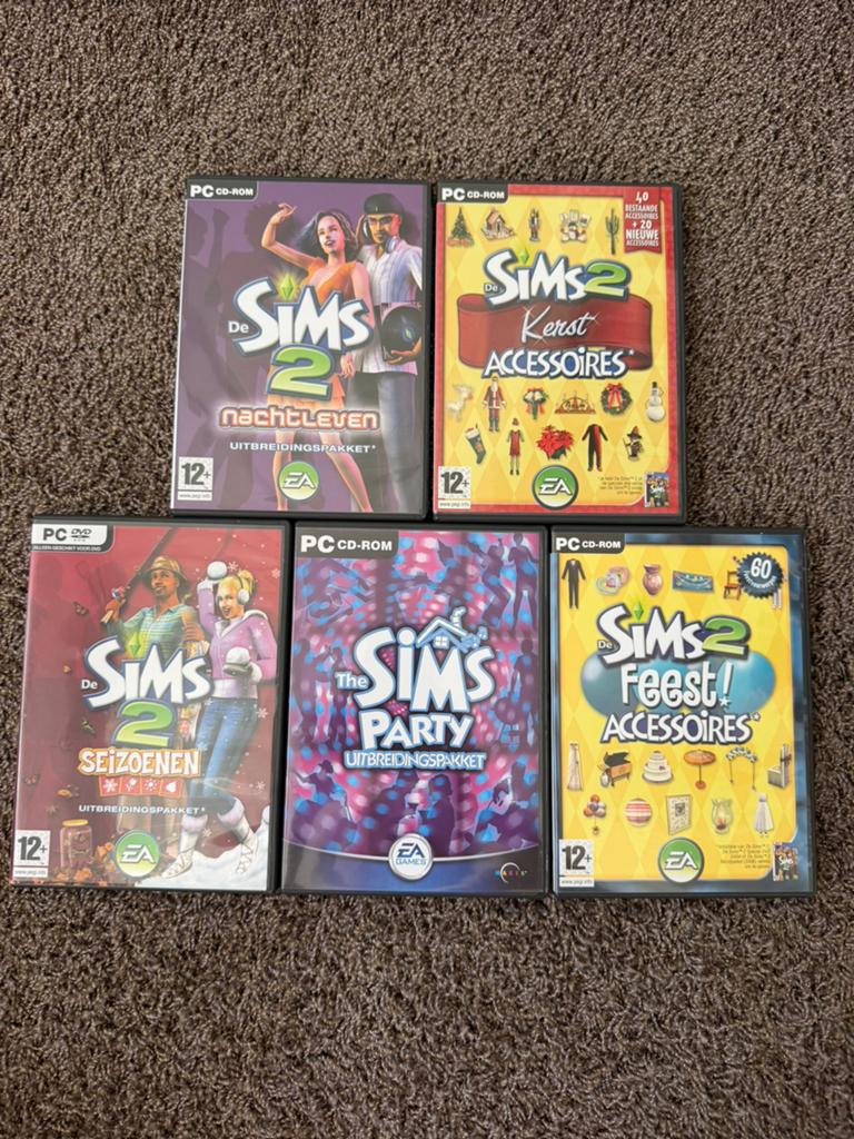 De Sims diverse spellen, Gebruikt, 1 speler, Ophalen of Verzenden, Vanaf 12 jaar