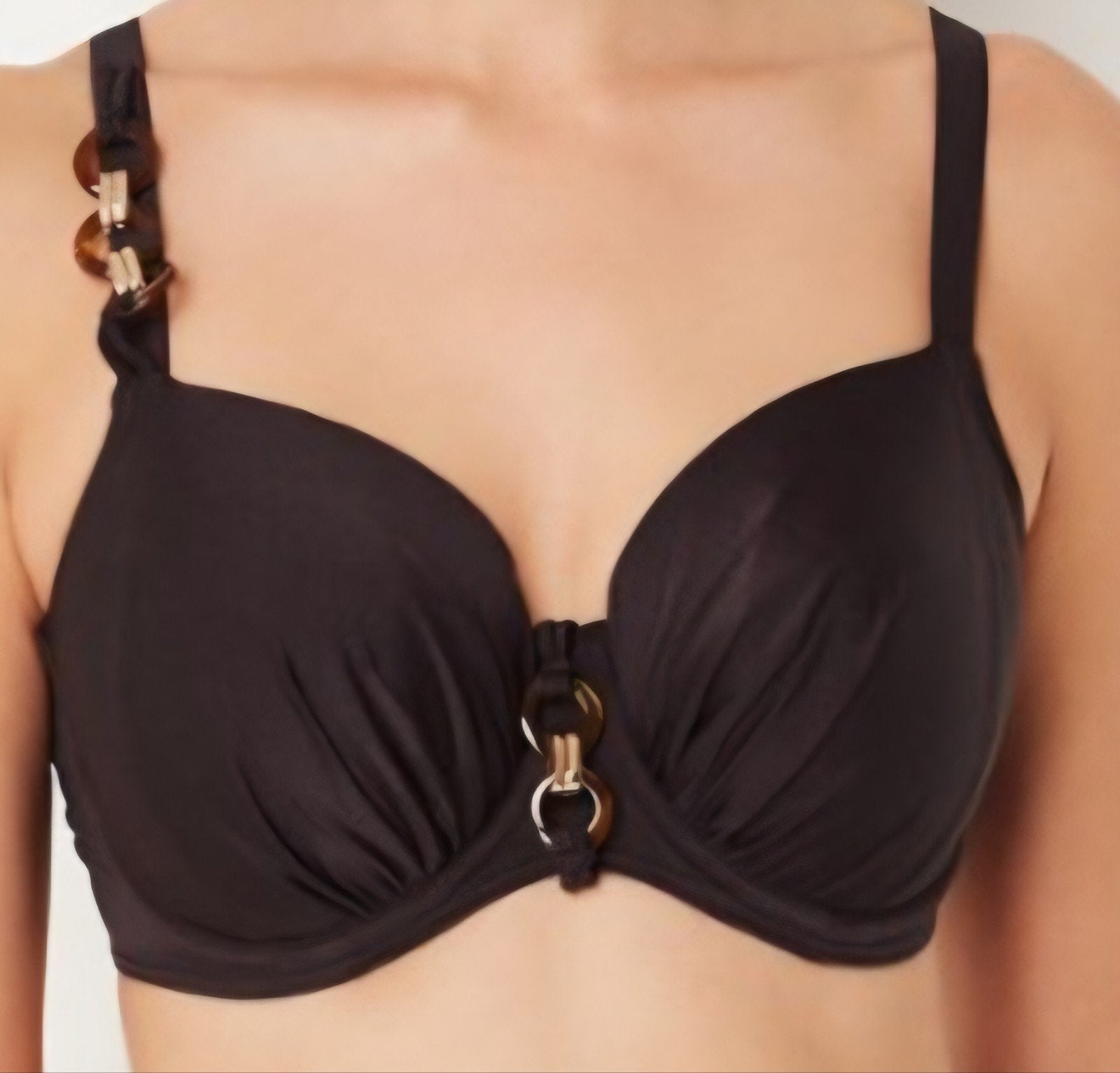 Prima Donna swim, bikinitop Roast Coffee EU G 80, Zwart, Nieuw, Ophalen of Verzenden, Bikini
