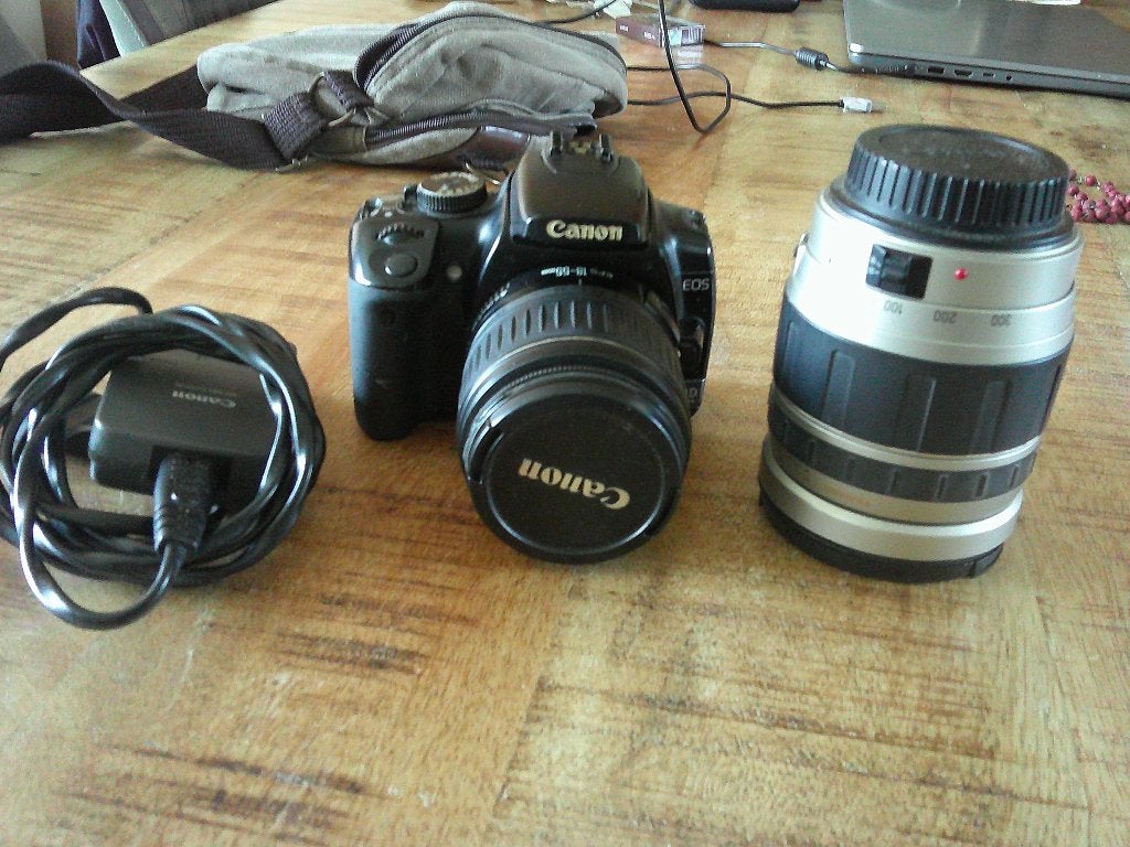 Canon Spiegel reflex Camera EOS 400D met 18/55 mm lens, Audio, Tv en Foto, Fotocamera's Digitaal, Ophalen, Gebruikt, Canon, 8 keer of meer