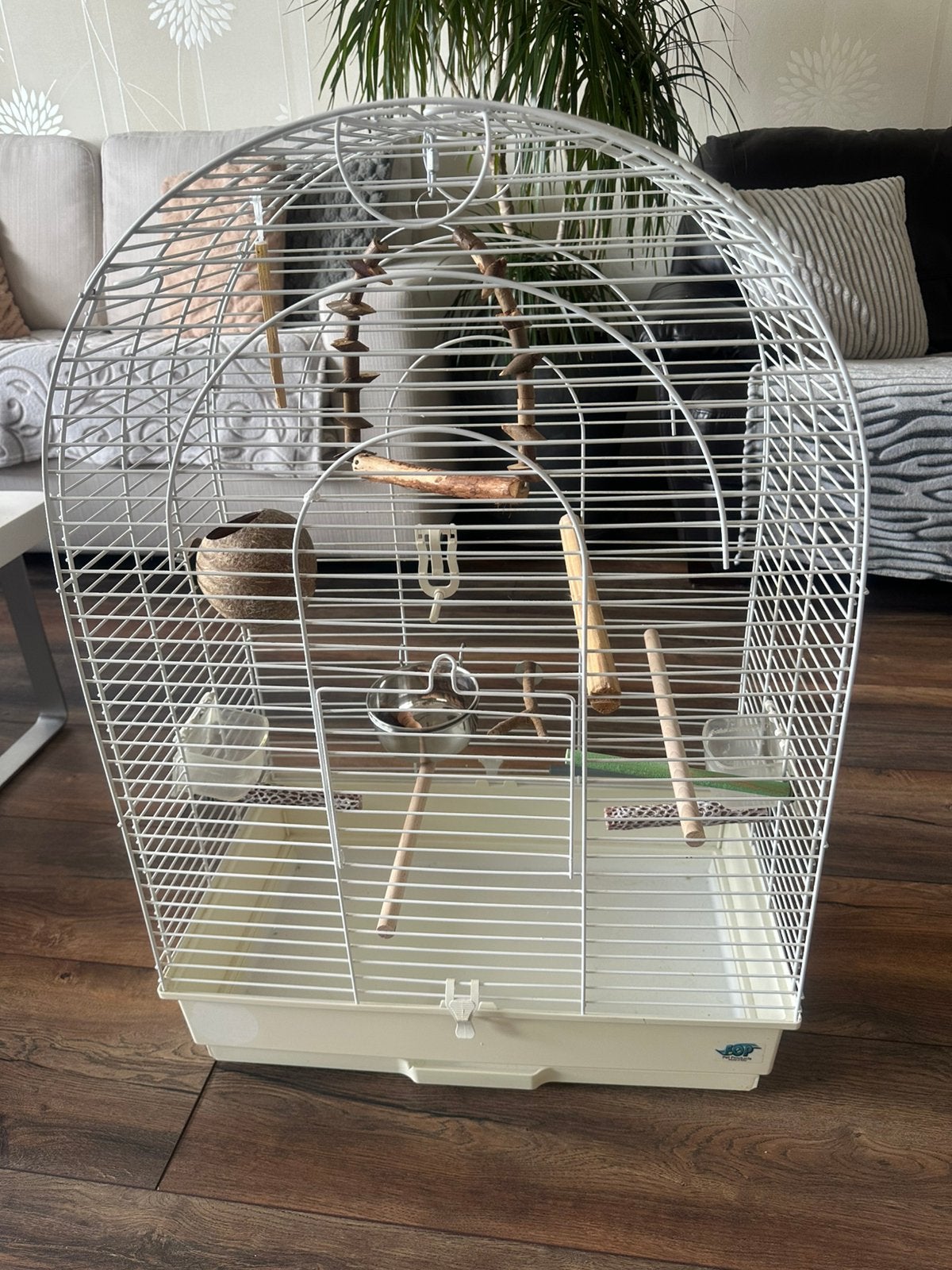 Vogelkooi, Ophalen, Zo goed als nieuw, Metaal, Vogelkooi
