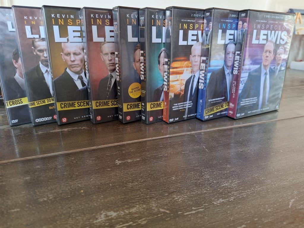 Inspector Lewis DVD Boxset - Complete Serie, Cd's en Dvd's, Verzenden, Boxset, Drama, Zo goed als nieuw