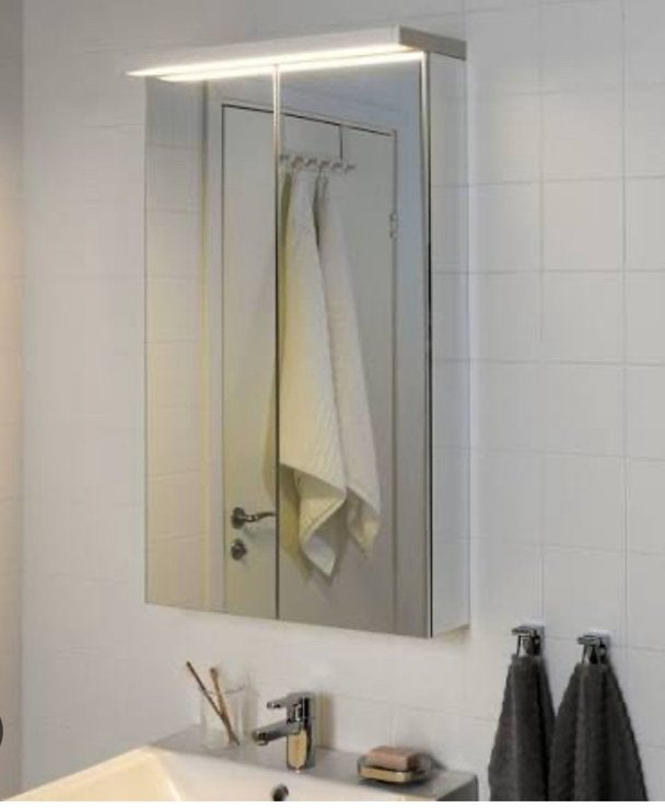 GODMORGON 80cm badkamerlamp Ikea nieuw, Ophalen, Nieuw, IKEA, Zilver