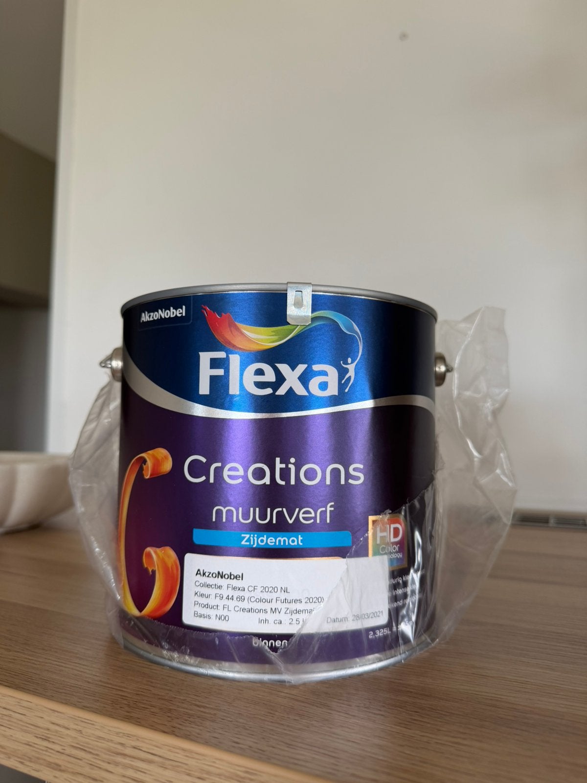 Flexa Muurverf Mat Nieuw, Wit, Nieuw, Ophalen of Verzenden, Verf