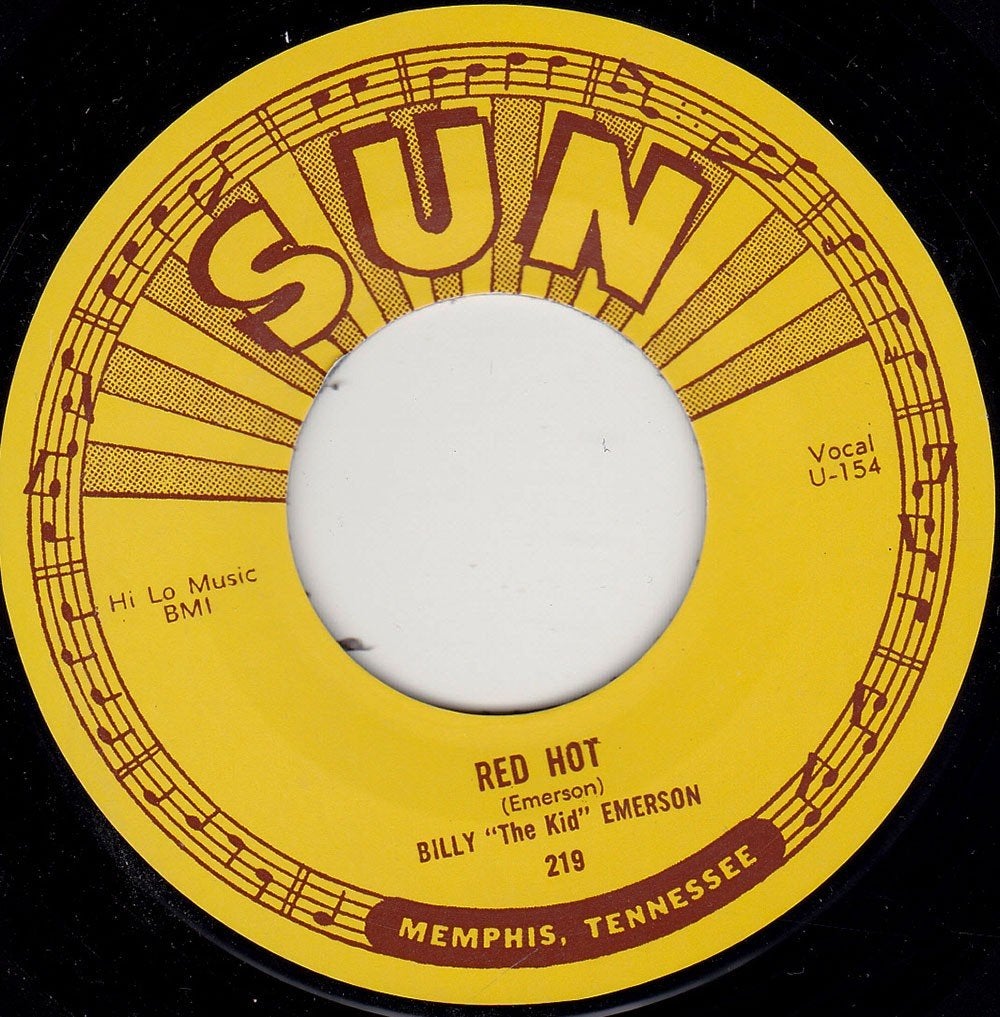 Billy Emerson - Red Hot 7" ( rockabilly ), 7 inch, Single, Ophalen of Verzenden, Pop