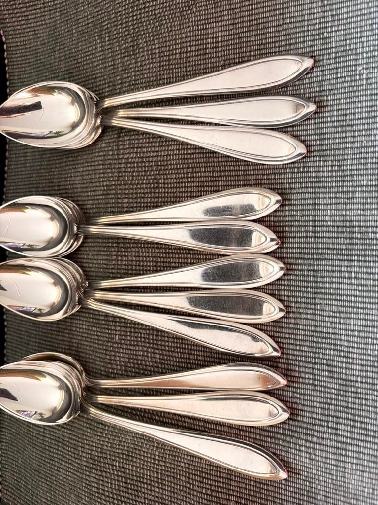Keltum P2  Verzilverde Dinerlepels, Ophalen of Verzenden, Zilver