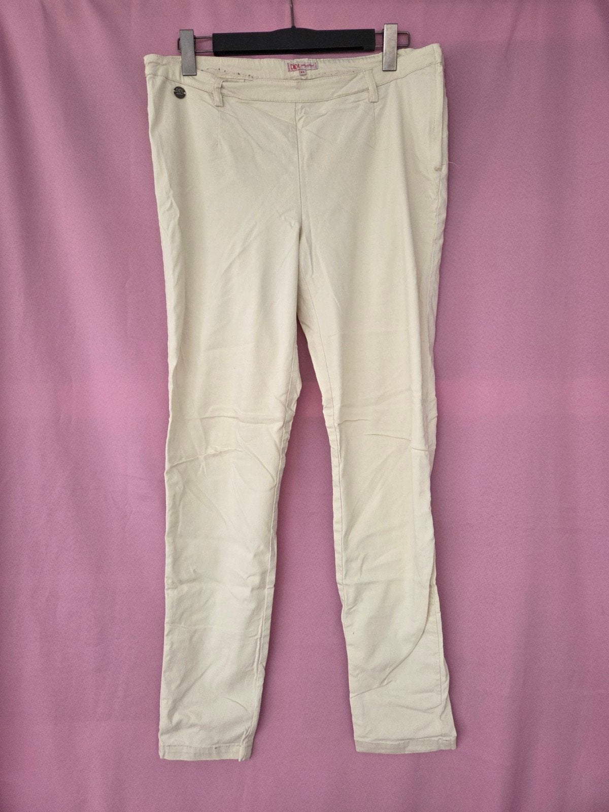 Crèmekleurige Broek, Beige, Maat 42/44 (L), Ophalen of Verzenden, DIDI Pretty Different
