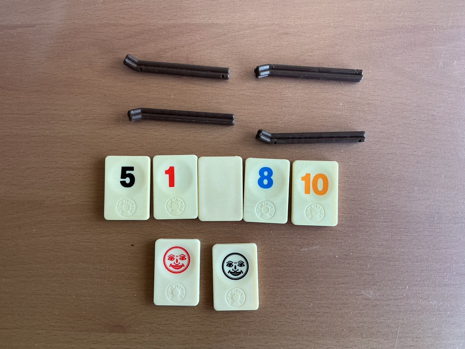Rummikub nr 400 GROTE losse steen/pootje/los onderdeel, Een of twee spelers, Ophalen of Verzenden, Gebruikt