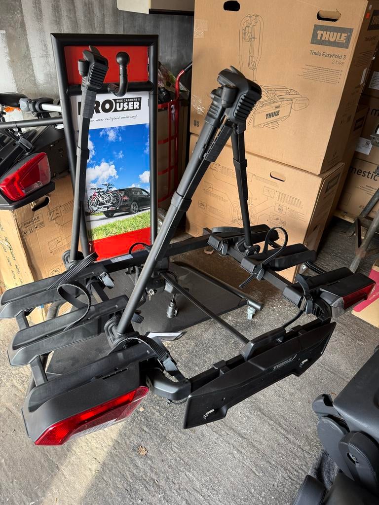 Thule Outpace 90131 fietsendrager 3 fietsen NIEUW- LAATSTE!, 3 fietsen of meer, Ophalen of Verzenden, Trekhaakdrager, Brede banden