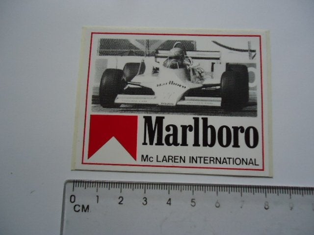 sticker oud Marlboro formule 1 f1 McLaren mc Laren, Verzenden, Zo goed als nieuw, Bedrijf of Vereniging