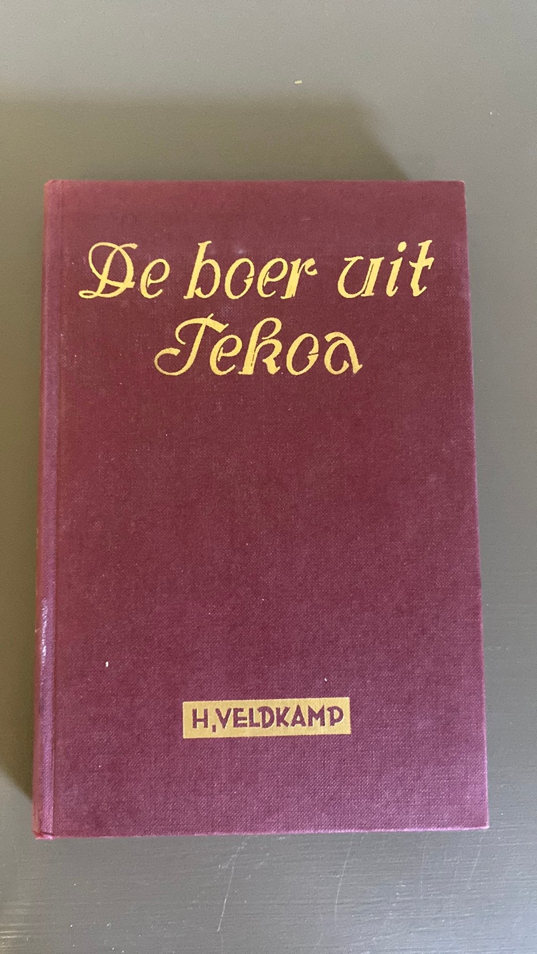 Ds. H. Veldkamp - De boer uit Tekoa, Boeken, Ophalen of Verzenden, Zo goed als nieuw