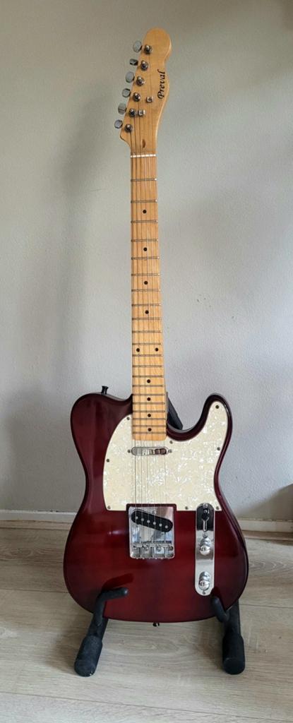 Preval Telecaster gitaar, Ophalen, Zo goed als nieuw, Solid body, Overige merken