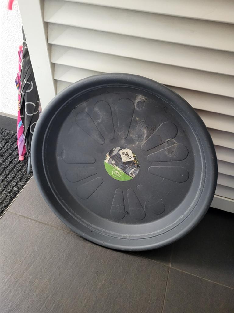 Elho bloempot onderschotel, rond, 40 cm, Ophalen, Kunststof, Gebruikt, Rond