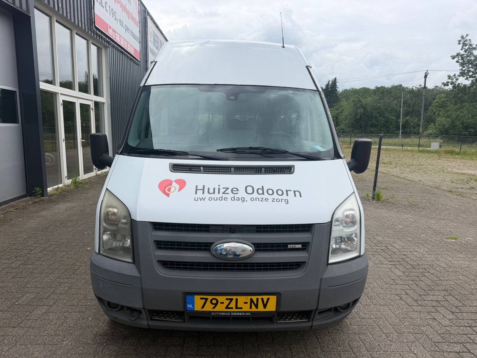 Ford Transit 2.2 D 330L 110PK Kombi 2008 Wit 8 personen, Euro 5, Stof, Metallic lak, Wit