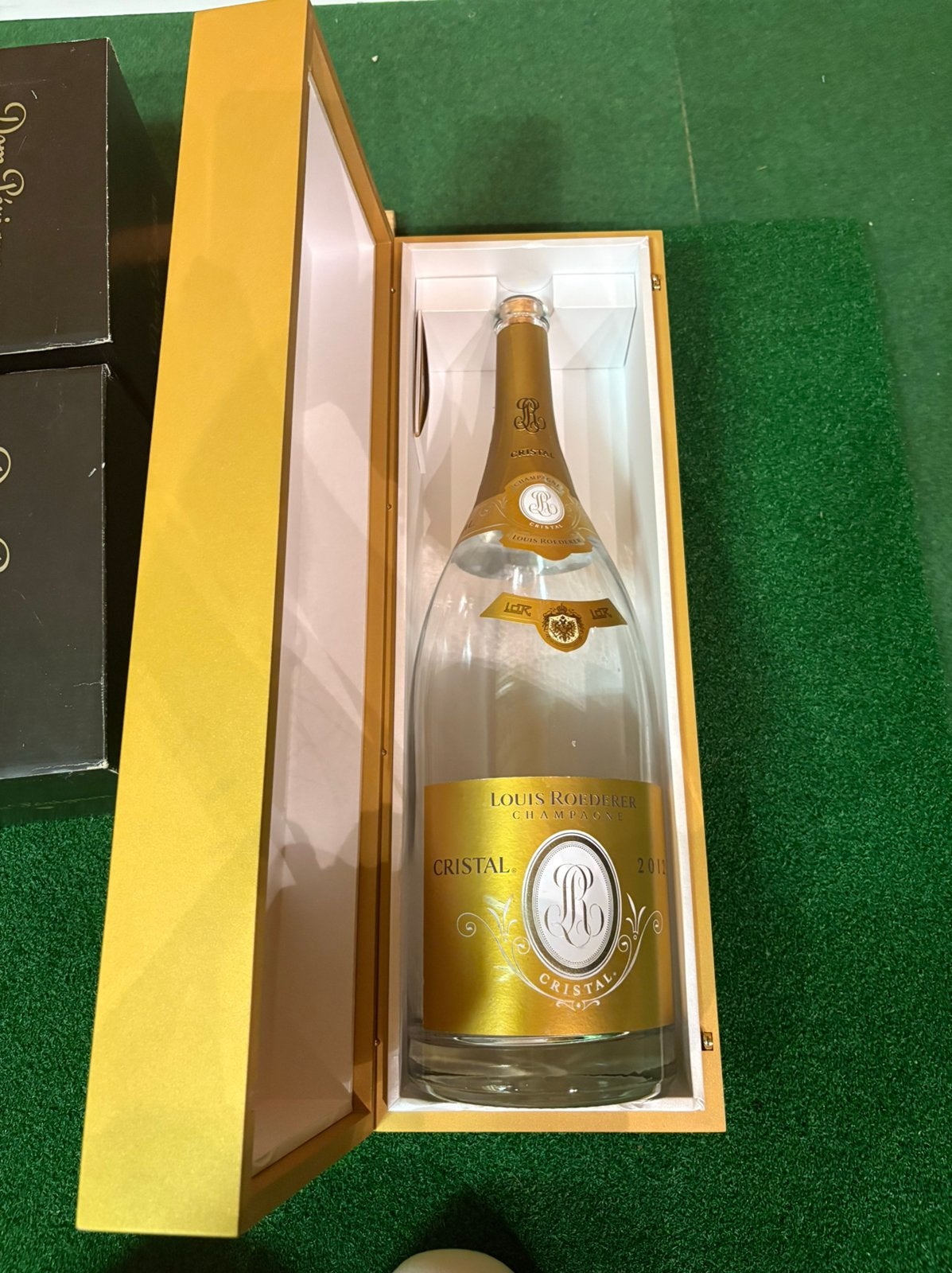 6 liter louis cristal roederer leeg, Ophalen of Verzenden, Zo goed als nieuw, Wandkapstok, Minder dan 100 cm