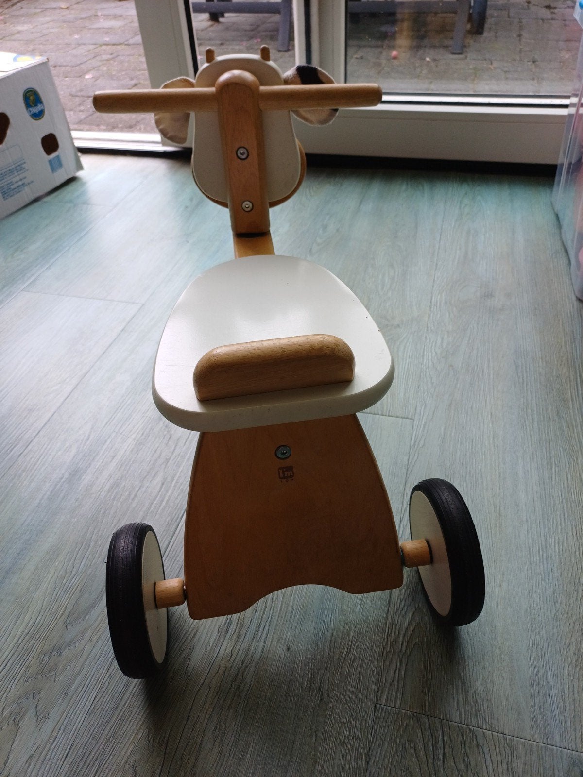 Leuke I'am Toys loopfiets koe voor binnen, Ophalen