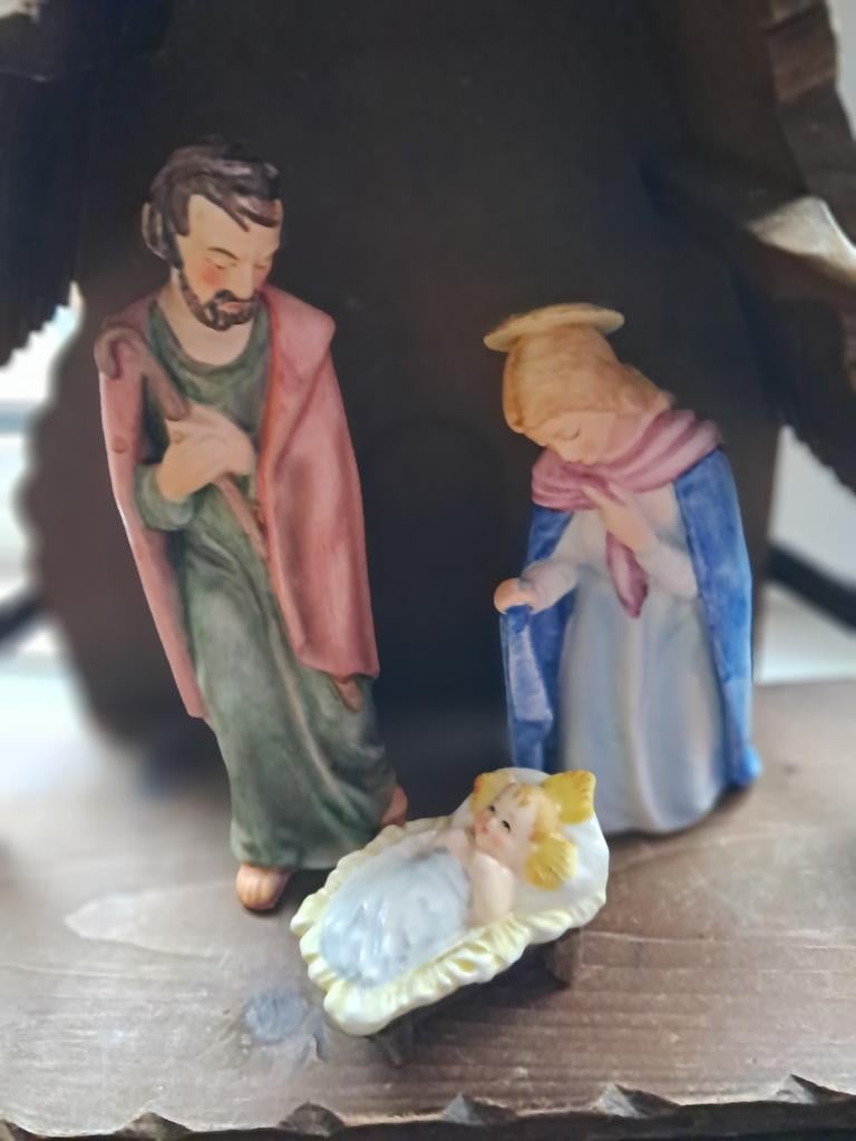 Goebel Hummel Kerststal met Porseleinen Beeldjes, Ophalen