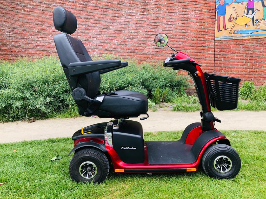 Zeer nette scootmobiel Pride 4wiel in NIEUWSTAAT, Diversen, Ophalen of Verzenden, Mango, 11 t/m 15 km/u, 26 t/m 35 km