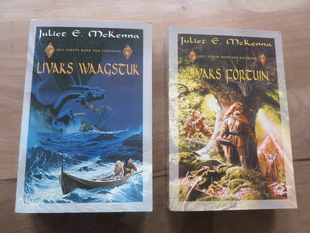 Juliet E. McKenna - Livaks waagstuk / Livaks fortuin, Boeken, Ophalen of Verzenden, Gelezen