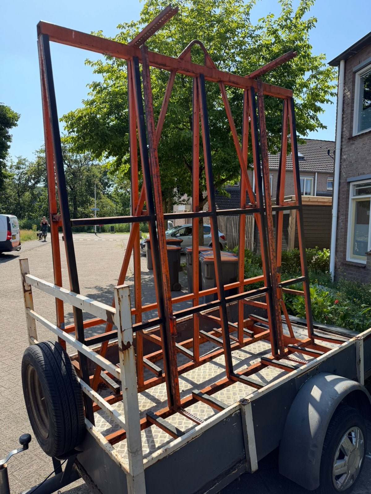Glasbok 100x200incl 4 stokken, Ophalen of Verzenden, Gebruikt
