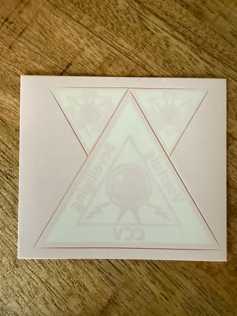 Originele SCM/ CCV Alarmsticker, Auto diversen, Anti-diefstal, Nieuw, Ophalen of Verzenden