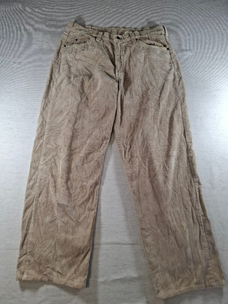 Levi's 565 Corduroy broek – Beige, Maat 34/32, Kleding | Heren, Verzenden, Beige, Overige maten, Zo goed als nieuw