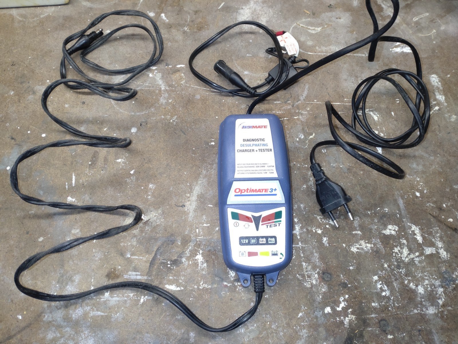 Acculader Optimate 3+ Diagnostische Desulfaterende Lader, Gebruikt, Universele onderdelen