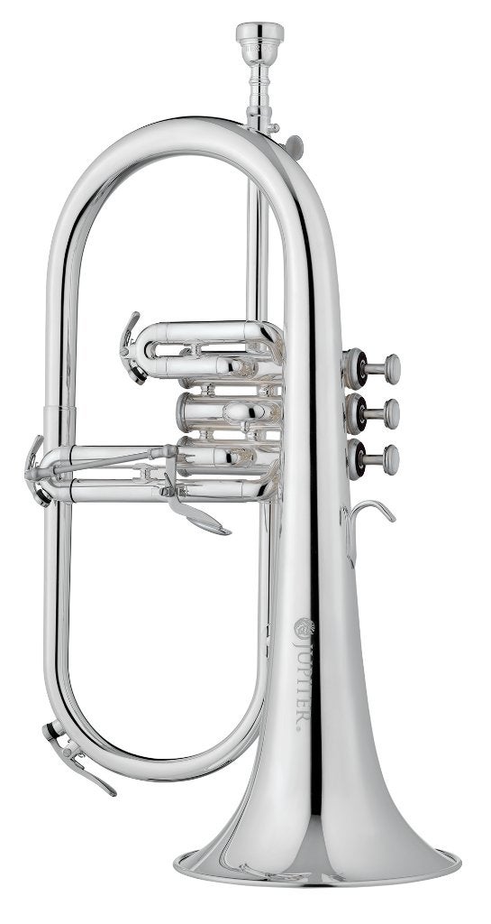 Jupiter JFH1100RSQ bugel, Muziek en Instrumenten, Blaasinstrumenten | Trompetten, Nieuw, Overige typen, Met koffer, Ophalen of Verzenden