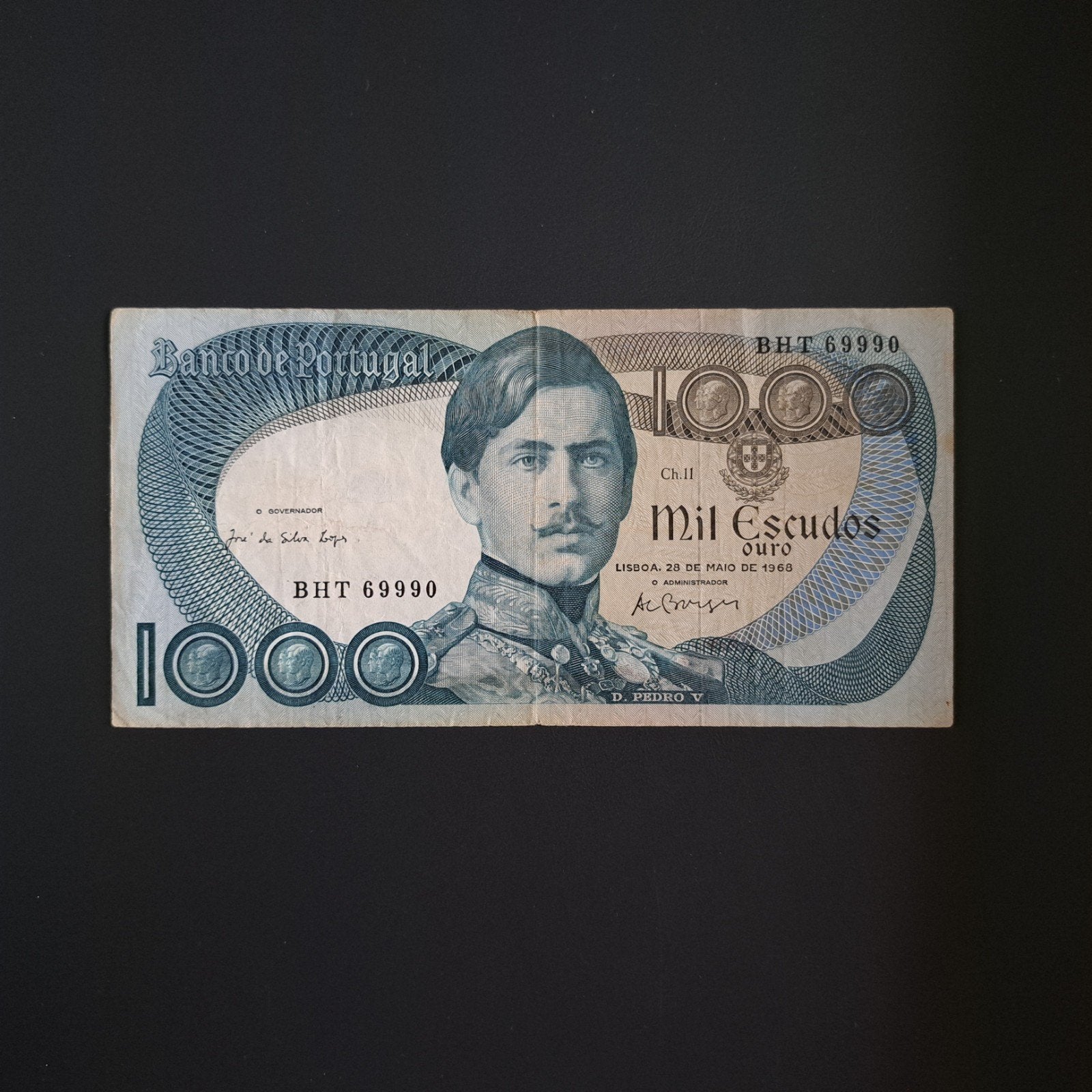 1000 escudo Portugal #043, Verzenden, Overige landen, Los biljet