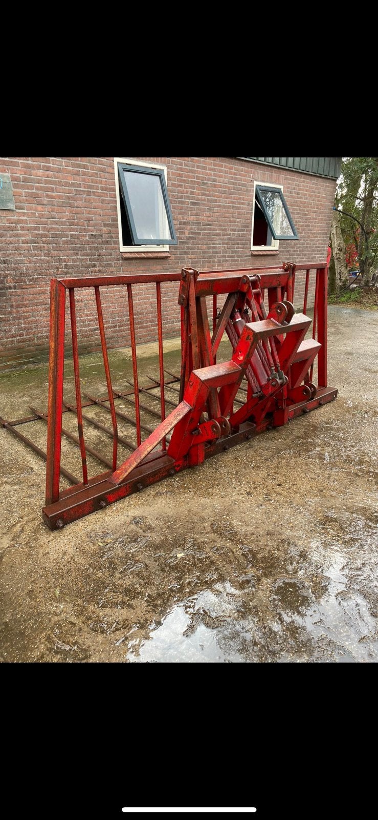 Wifo afschuifvork, Ophalen, Weidebouw