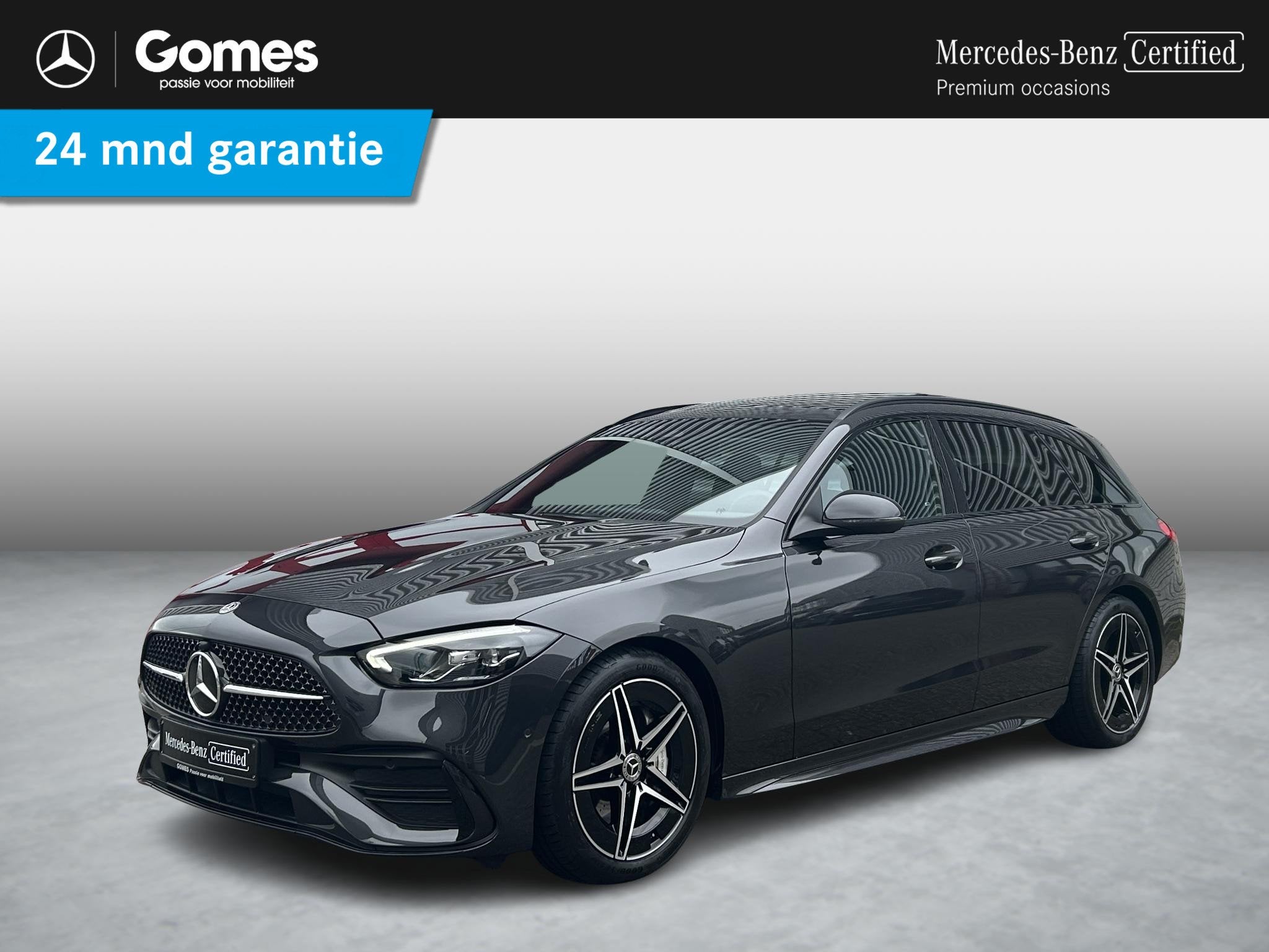 Mercedes-Benz C-klasse Estate 180 AMG Line | Trekhaak | Pano, Auto's, Mercedes-Benz, Automaat, 4 cilinders, Origineel Nederlands