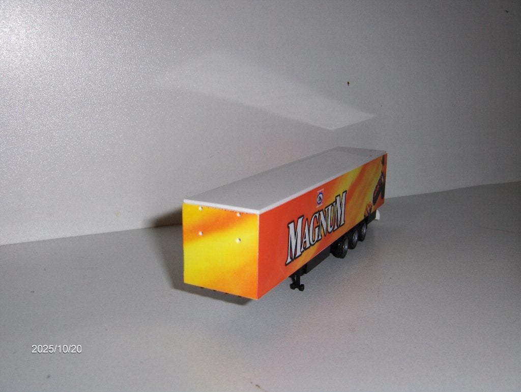 Herpa - Trailer, Ophalen of Verzenden, Gebruikt, Bus of Vrachtwagen, Herpa