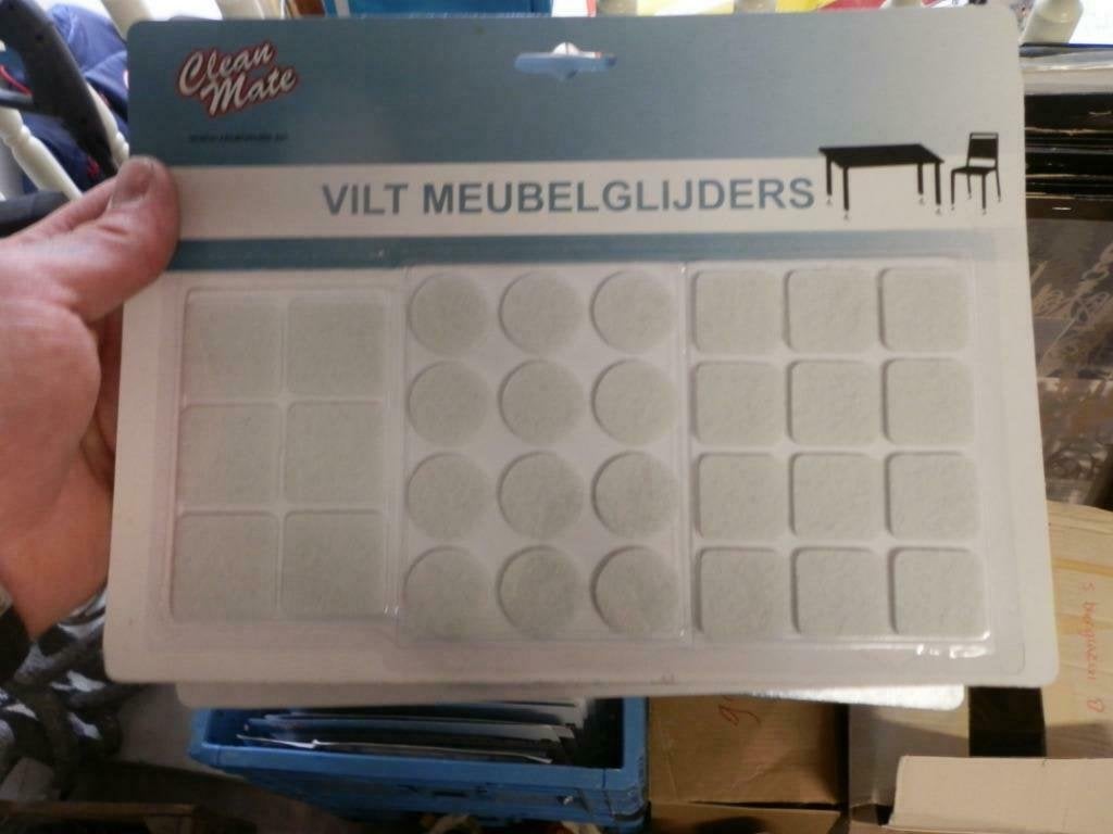 Vilt meubelglijders partij 10000 stuks, Ophalen of Verzenden, Nieuw, Los Vilt