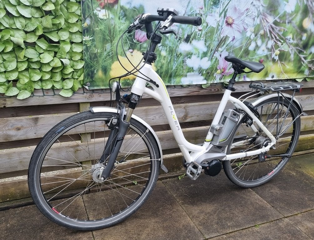 flyer T8 51 cm panasonic 540 wh, Fietsen en Brommers, 2 zitjes, Gebruikt, Versnellingen, 56 cm of meer