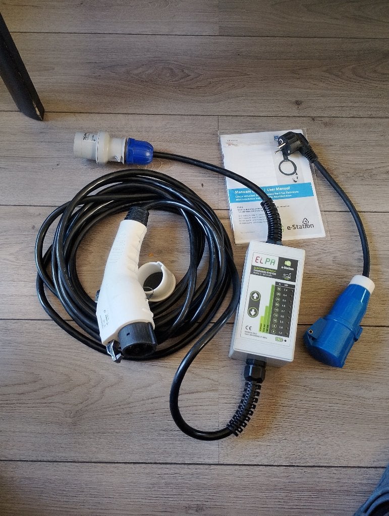 Type 1 lader 6 tot 32 Ampère 7,5 meter lang, Auto diversen, Laadpalen, Gebruikt, Laadkabel, Ophalen of Verzenden